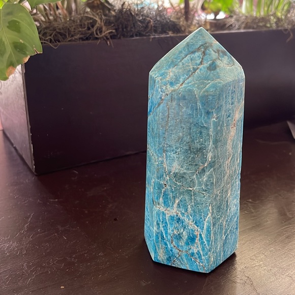 Large ✨Charged✨ Blue Apatite gemstone towers - Picture 7 of 11